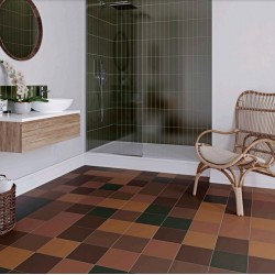 Azulejo efecto Monocolor Terra de Ribesalbes para Residencial, Cocina, Baño