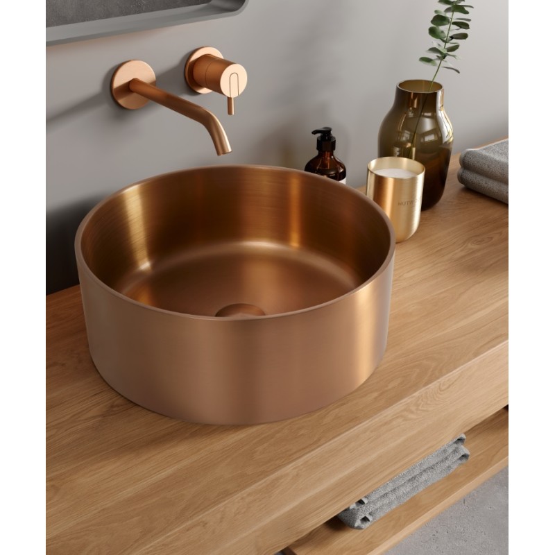 MOSAVIT LAVABO ROSA METAL-3 Ø39,6