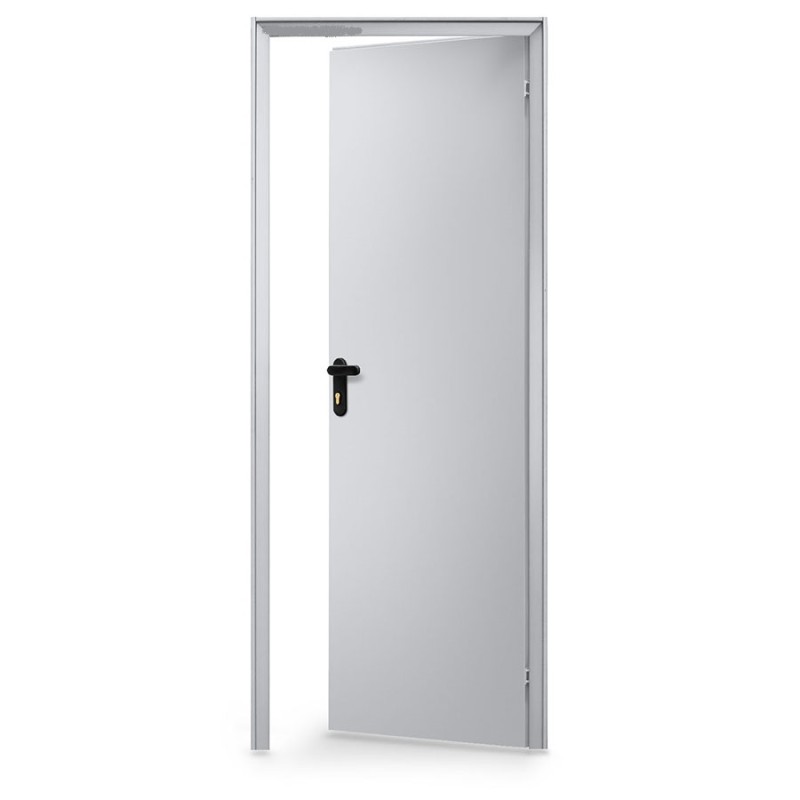 Puerta Galvanizada Lisa 70X200 Total Derecha