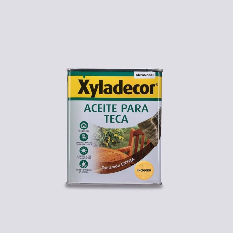 Xyladecor Aceite Teca 750 Ml Incoloro