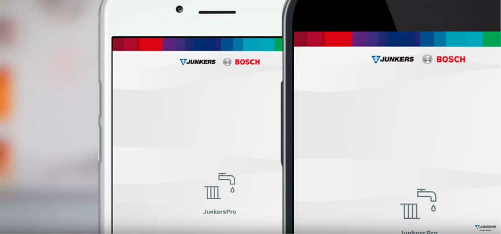 Proceso de instalación guiado de calderas con la nueva aplicación Junkers Pro