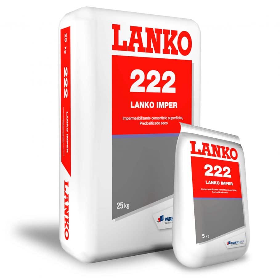 LankoImper 222, Mortero de impermeabilización en capa fina