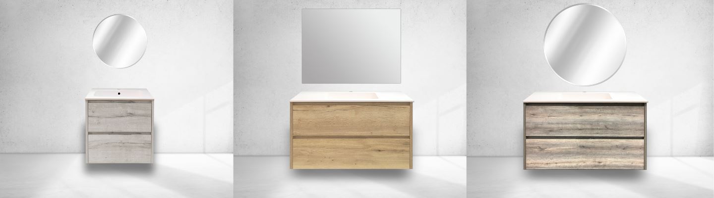 Mueble de baño Línea de Ona, simplicidad de líneas puras