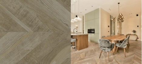 Chevron de Aparici, madera