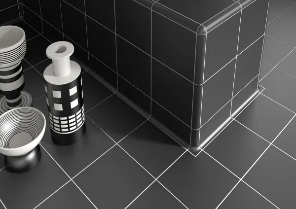 Baño con azulejos efecto monocolor en tonos neutros, colección Nova arquitectura de Cinca