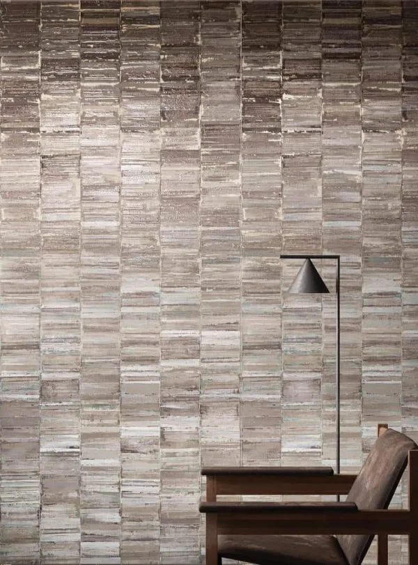 Espacio de la casa con azulejos efecto cemento en tonos cálidos, colección Cement vibes de Ceramiche Piemme