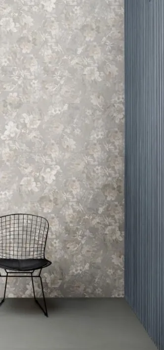 Espacio de la casa con azulejos efecto cemento, colección Cementum de Marazzi