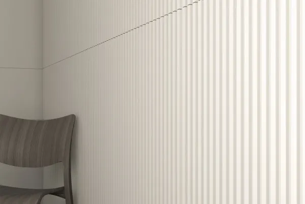 Espacio de la casa con azulejos efecto monocolor, colección Tornares de TAU ceràmica